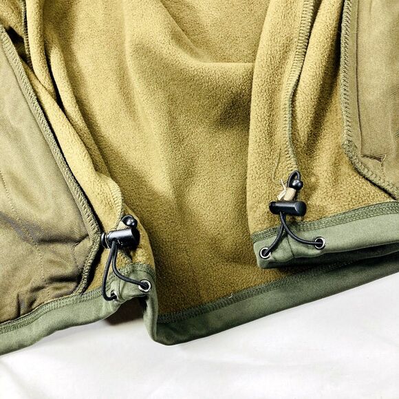 Ducks Unlimited Logo Vest Sleeveless Fleece Lined Green L Mens Zip Pockets Cabin - Picture 12 of 13